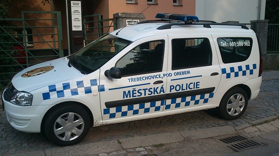 Vozidlo Mstské policie Tebechovice pod Orebem (foto: archiv Mstské policie