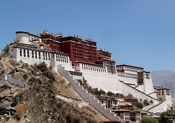 Tibet, Lhasa, palác Potala 