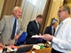 Ministr zdravotnictv Leo Heger a financ Miroslav Kalousek na jednn vldy