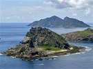 Sporné souostroví Tiao-jü ili Senkaku, o které se hádají íané s Japonci.