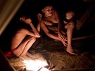 Vesnice amazonských indián z kmene Yanomami