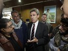 Velvyslanec USA v Libyi Chris Stevens, který zemel pi útoku na konzulát v