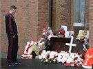 Památník 96 liverpoolských fanouk, kteí zahynuli na Hillsborough