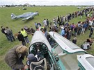 Letecký den v praských Letanech nabídl divákm i posezení v legendárním MiGu