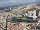 Breitling stíhaky nad Prahou. Albatros L-39