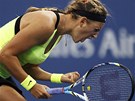 TAKHLE JO! Viktoria Azarenková se povzbuzuje ve finále US Open proti Seren...