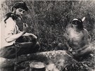 Dobová fotografie zachycuje Alberta Vojtcha Frie neboli "bílého indiána" v