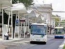 Nový moderní dopravní terminál pro autobusy a trolejbusy v Mariánských Lázních