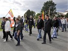 Devnovicemi prolo na dv st padesát úastník pochodu (15. záí 2012)