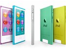 Pehrávae iPod nano jsou v sedmi barevných provedeních