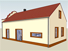 Cílem rekonstrukce je dům zachovat, ale připravit jej na plnohodnotné bydlení. 