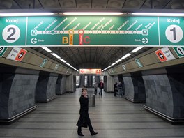Metro - stanice Malostransk na trase A