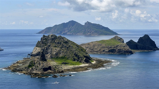 Sporn souostrov Tiao-j ili Senkaku, o kter se hdaj an s Japonci.