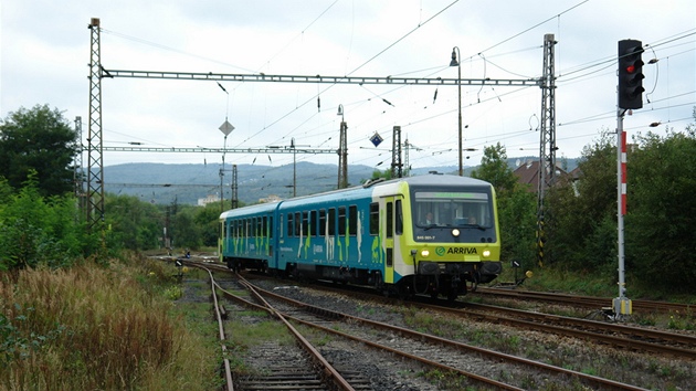 Motorové jednotky 628 Deutsche Bahn budou přepravovat cestující mezi Kralupy a Benešovem.“