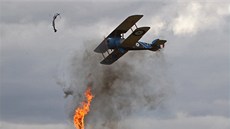 Návtvníci 24. roníku leteckého dne v Henov se mohou tit na leteckou akrobacii, historická letadla i vojenskou techniku. Snímek z pedloského Horáckého leteckého dne