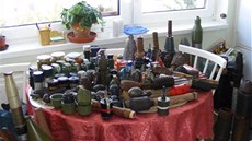 V byt� na píseckém sídli�ti Jih na�la policie desítky kus� munice.