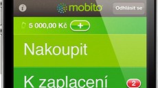 Aplikace pro mobilní platby Mobito