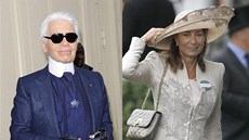 Karl Lagerfeld a Carole Middletonová