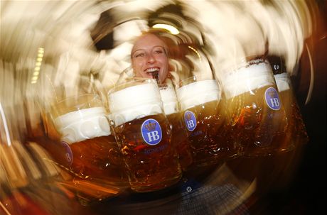 Spoteba piva v Nmecku se za posledních deset let s výjimkou dvou rok trvale zmenovala.