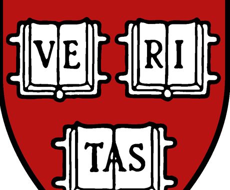 Znak typický pro Harvardovu univerzitu