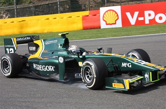 Giedo van der Garde s vozem Caterham