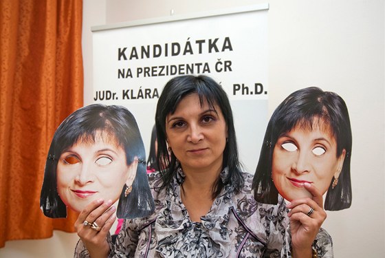 Advokátka Klára Samková ohlásila kandidaturu na prezidenta R (25. záí 2012,