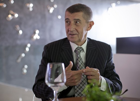 Šéf Agrofertu Andrej Babiš (27. září 2012, Praha)
