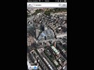 iPhone 5 - mód flyover v nových mapách..