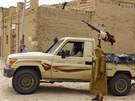 Bojovník islamistického hnutí Ansar Dine v Timbuktu (31. srpna 2012)