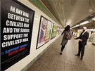 Protiislámské plakáty v newyorském metru (25. záí 2012)