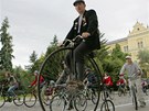 Prvn Velk budjovick cyklojzdy se astnili i nadenci na historickch