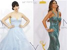 Emmy 2012 - Krásky na erveném koberci psobily jako moské panny