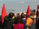 Letová ukázka B-52 na Dnech NATO 2012