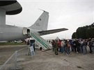 Útroby letounu AWACS E3D NATO si prohlédly tisíce návtvník.