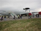 Letoun systému AWACS E3D Sentry RAF