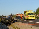 Váná dopravní nehoda zastavila ve tvrtek 20. záí ped sedmou hodinou ranní