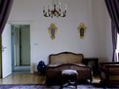 Ložnice bytu Jana Masaryka v Černínském paláci nacházejícím se na Loretánském...