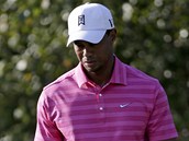 ZKLAMAN WOODS. "Nebylo to dobr," uznal Tiger Woods po druhm kole finle