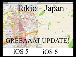 Vtípky a nepřesnosti map pro iOS6