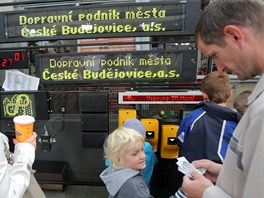 Den otevených dveí v dopravním podniku msta eské Budjovice