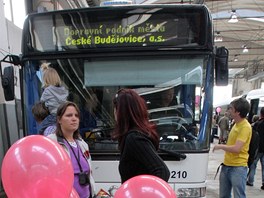 Den otevených dveí v dopravním podniku msta eské Budjovice