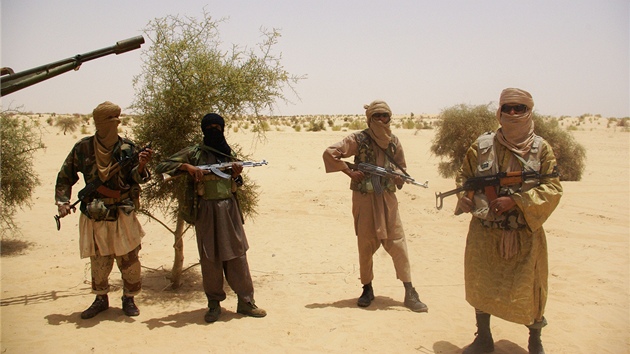 Islamist z hnut Ansar Dine na severu Mali (24. dubna 2012)