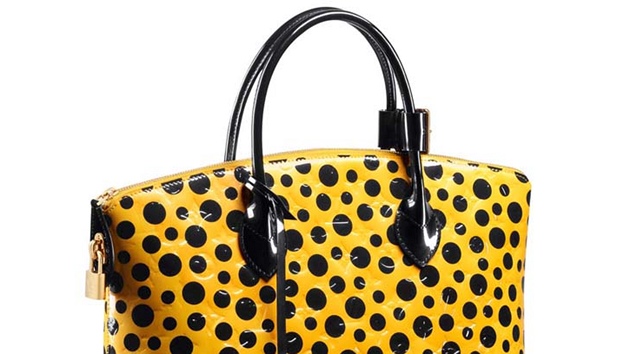 Kabelka Lockit MM z jemn jehn ke z kolekce Yayoi Kusama, Louis Vuitton