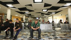 Po noním sthování zaily ambulance v nové budov hned od rána bný denní