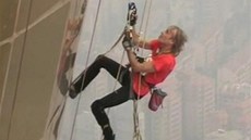 Spiderman Robert pokoil dalí rekordní v