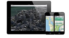 Mapy v iOS 6 a ukázka funkce Flyover