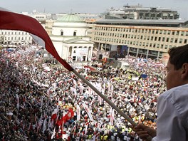 Velk protest konzervativnch sil v Polsku je vnmn jako test pro liberln