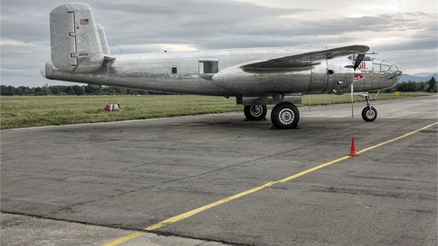 B-25 jako jedno z prvních masově vyráběných letadel na světě mělo příďový podvozek.