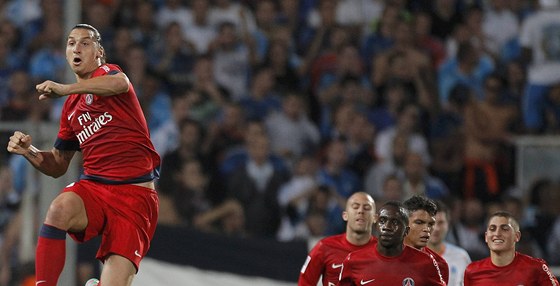 ZASE TEN ZLATAN. Zlatan Ibrahimovic z Paíe St. Germain potvrdil dobrou formu