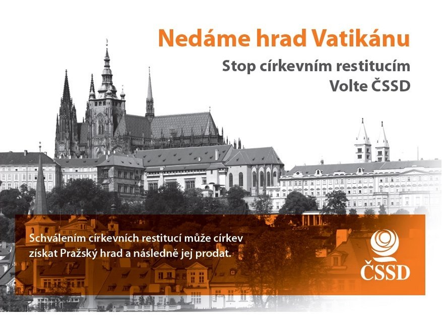 Billboard, který cht�jí st�edo�e�tí sociální demokraté pou�ít v posledním týdnu